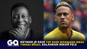 Neymar Jr Raih Top Skor Sepanjang Masa Timnas Brasil Kalahkan Rekor Pele