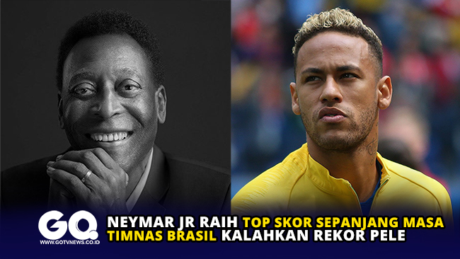 Neymar Jr Raih Top Skor Sepanjang Masa Timnas Brasil Kalahkan Rekor Pele