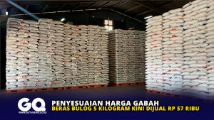 Penyesuaian Harga Gabah, Beras Bulog 5 kilogram Kini Dijual Rp 57 Ribu