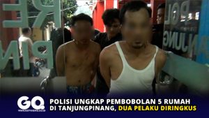 Polisi Ungkap Pembobolan 5 Rumah di Tanjungpinang, Dua Pelaku Diringkus