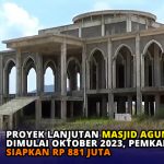 Proyek Lanjutan Masjid Agung Bintan Dimulai Oktober 2023, Pemkab Bintan Siapkan Rp 881 Juta