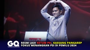 Resmi jadi Ketum PSI, Kaesang Pangarep Fokus Menangkan PSI di Pemilu 2024
