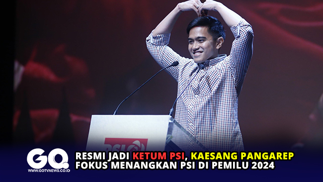 Resmi jadi Ketum PSI, Kaesang Pangarep Fokus Menangkan PSI di Pemilu 2024
