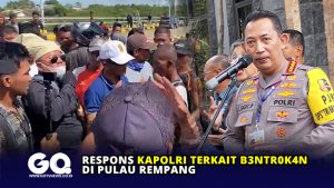 Respon Kapolri Terkait Bentrokan di Pulau Rempang