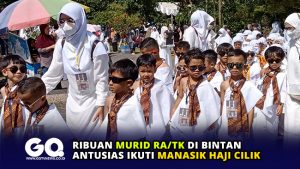 Ribuan Murid RA/TK di Bintan Antusias Ikuti Manasik Haji Cilik