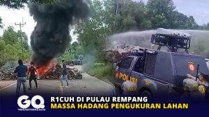 Ricuh di Pulau Rempang, Massa Hadang Pengukuran Lahan