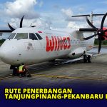 Rute Penerbangan Tanjungpinang-Pekanbaru Ditutup