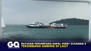 Ratusan Penumpang Kapal Ferry Oceanna 6 Terombang Ambing di Laut