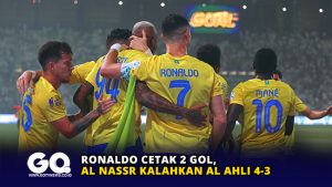 Ronaldo Cetak 2 Gol, Al Nassr Kalahkan Al Ahli 4-3