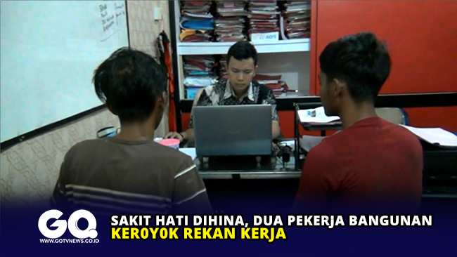 Sakit Hati Dihina, Dua Pekerja Bangunan Keroyok Rekan Kerja