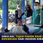 Simulasi, Tujuh Pasien RSUD Bintan Dievakuasi dari Insiden Kebakaran
