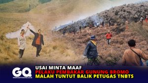 Usai Minta Maaf, Pelaku Pembakar Gunung Bromo Malah Tuntut Balik Petugas TNBTS