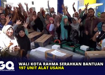 Wali Kota Rahma Serahkan Bantuan 197 Unit Alat Usaha