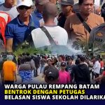 Warga Pulau Rempang Batam Bentrok dengan Petugas, Belasan Siswa Sekolah Dilarikan ke RS