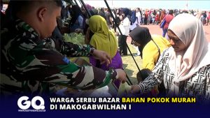 Warga Serbu Bazar Bahan Pokok Murah di Makogabwilhan I