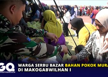 Kepri Hari IniWarga Serbu Bazar Bahan Pokok Murah di Makogabwilhan I