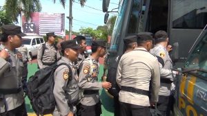 Polresta Tanjungpinang Kirimkan Puluhan Personel ke Pulau Rempang