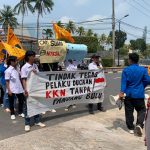 Demo Mahasiswa PMII Tanjungpinang: Ada Dugaan KKN di Proyek Gedung Pos Pengawas Perikanan