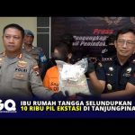 Ibu Rumah Tangga Selundupkan 10 Ribu Pil Ekstasi di Tanjungpinang