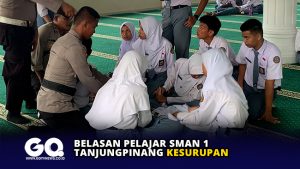 Belasan Pelajar SMAN 1 Tanjungpinang Kesurupan