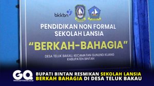 Bupati Bintan Resmikan Sekolah Lansia Berkah Bahagia di Desa Teluk Bakau
