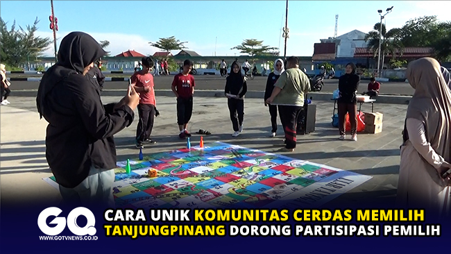 Cara Unik Komunitas Cerdas Memilih Tanjungpinang Dorong Partisipasi Pemilih