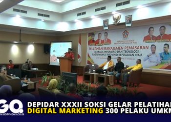 Depidar XXXII Soksi Gelar Pelatihan Digital Marketing 300 Pelaku UMKM