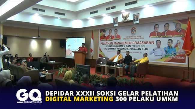 Depidar XXXII Soksi Gelar Pelatihan Digital Marketing 300 Pelaku UMKM