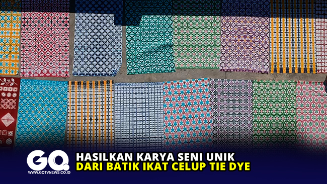 Hasilkan Karya Seni Unik dari Batik Ikat Celup Tie Dye