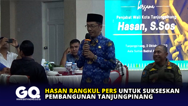 Hasan Rangkul Pers Untuk Sukseskan Pembangunan Tanjungpinang