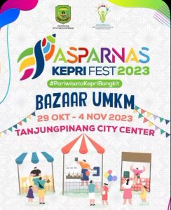 Geliatkan Pariwisata, Festival Asparnas Kepri Fest 2023 akan Digelar Akhir Bulan Ini