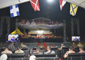 Lantamal IV Batam Adakan Pagelaran Wayang Kulit Semalam Suntuk.