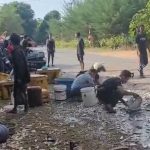 Mobil Pikap Angkut Ikan Terguling, 7 Orang Luka-luka