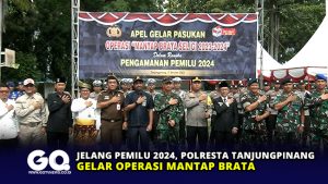 Jelang Pemilu 2024, Polresta Tanjungpinang Gelar Operasi Mantap Brata