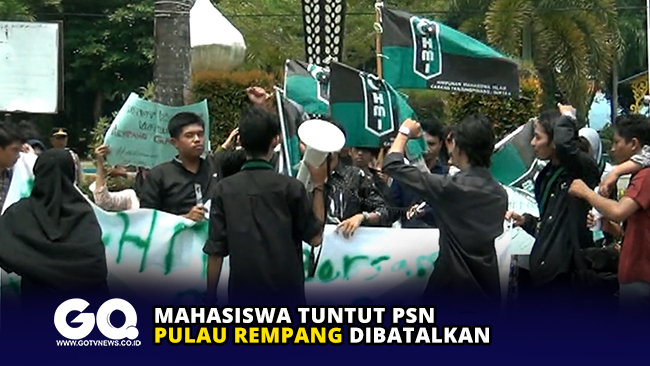 Mahasiswa Tuntut PSN Pulau Rempang Dibatalkan