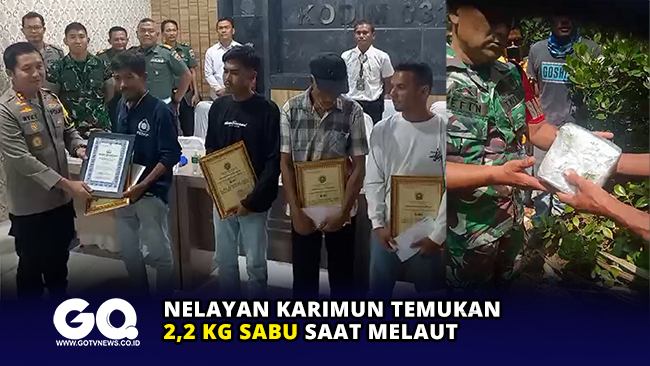 Nelayan Karimun Temukan 2,2 Kg Sabu saat Melaut