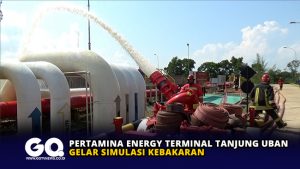 Pertamina Energy Terminal Tanjung Uban Gelar Simulasi Kebakaran