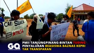 PMII Tanjungpinang-Bintan Tuding Penyaluran Beasiswa Baznas Kepri Tak Transparan