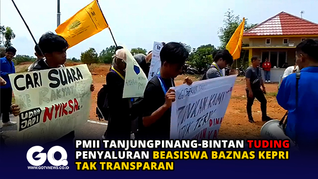 PMII Tanjungpinang-Bintan Tuding Penyaluran Beasiswa Baznas Kepri Tak Transparan