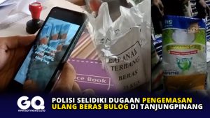 Polisi Selidiki Dugaan Pengemasan Ulang Beras Bulog di Tanjungpinang