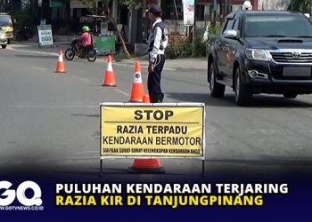 Puluhan Kendaraan Terjaring Razia KIR di Tanjungpinang