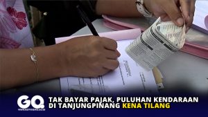 Tak Bayar Pajak, Puluhan Kendaraan di Tanjungpinang Kena Tilang