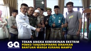 Tekan Angka Kemiskinan Ekstrim, Pemkot Tanjungpinang Serahkan Bantuan Warga Kurang Mampu