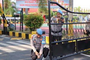 Jelang Pemilu 2024, Polresta Tanjungpinang Gelar Simulasi Pengamanan