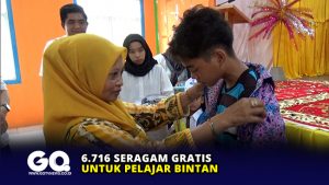 6.716 Seragam Gratis Untuk Pelajar Bintan