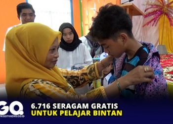 6.716 Seragam Gratis Untuk Pelajar Bintan