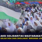 Aksi Solidaritas Masyarakat Kepri Gelar Doa dan Sholawat Bersama untuk Palestina