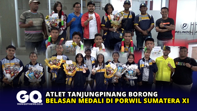 Atlet Tanjungpinang Borong Belasan Medali di Porwil Sumatera XI