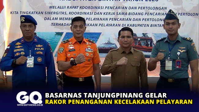 Basarnas Tanjungpinang Gelar Rakor Penanganan Kecelakaan Pelayaran