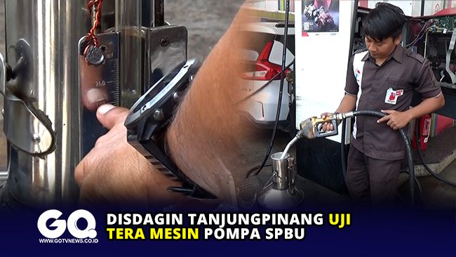 Disdagin Tanjungpinang Uji Tera Mesin Pompa SPBU
